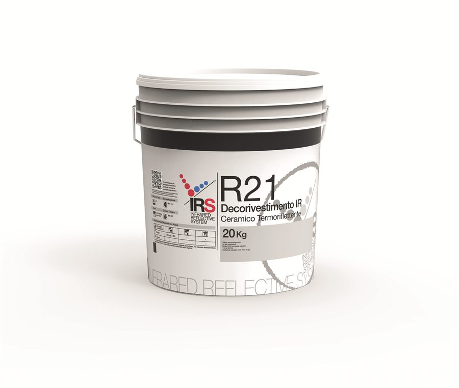 Confezione R21 Decorivestimento IR Ceramico Termoriflettente, 20 kg